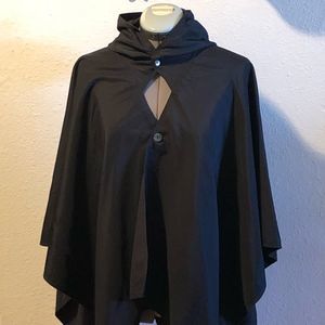 RAINRAP • Hooded Black & Gray • One Size Fits Most